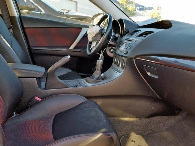 JM1BL1K40B1421249 - 2011 MAZDA SPEED 3 CHARCOAL photo 5