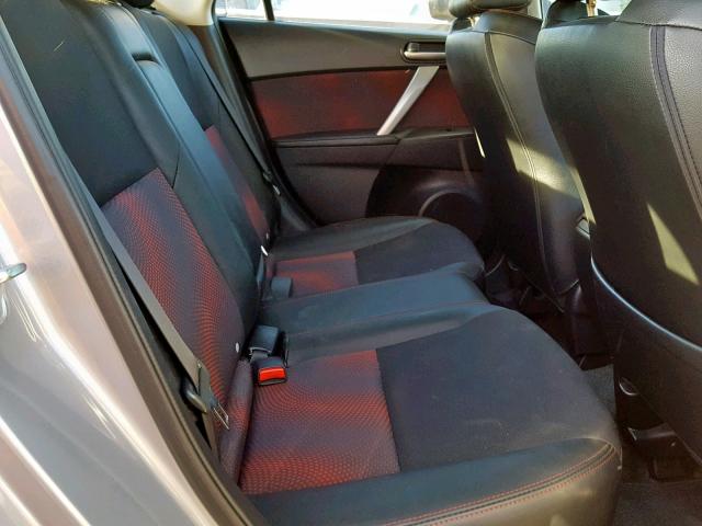 JM1BL1K40B1421249 - 2011 MAZDA SPEED 3 CHARCOAL photo 6