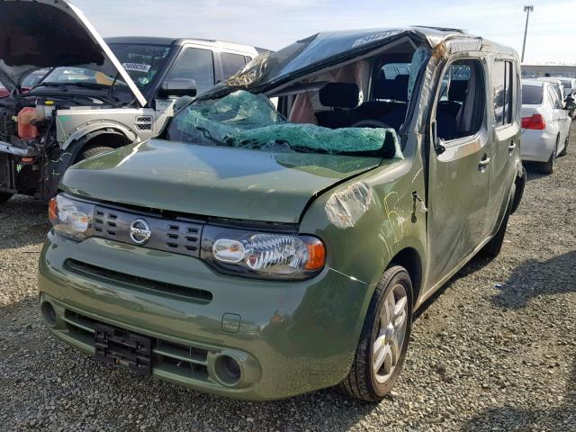 JN8AZ28R19T124058 - 2009 NISSAN CUBE BASE GREEN photo 2