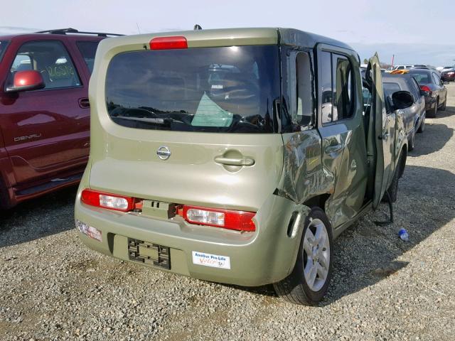 JN8AZ28R19T124058 - 2009 NISSAN CUBE BASE GREEN photo 4