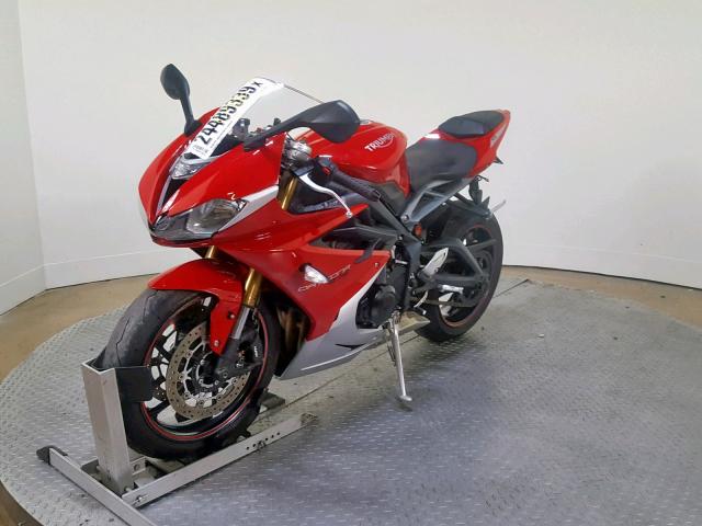 SMTA01YK8GJ734584 - 2016 TRIUMPH MOTORCYCLE DAYTONA 67 RED photo 4