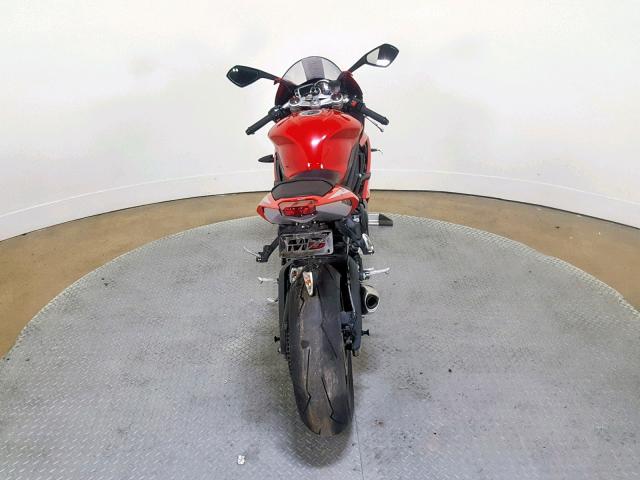 SMTA01YK8GJ734584 - 2016 TRIUMPH MOTORCYCLE DAYTONA 67 RED photo 9