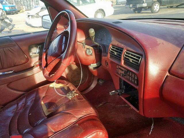 2G4WD52K2T1436234 - 1996 BUICK REGAL LIMI MAROON photo 9