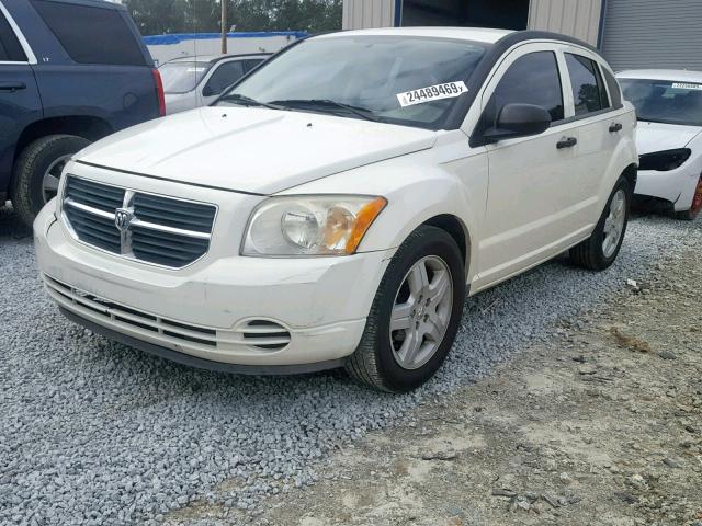 1B3HB48B98D571535 - 2008 DODGE CALIBER SX CREAM photo 2