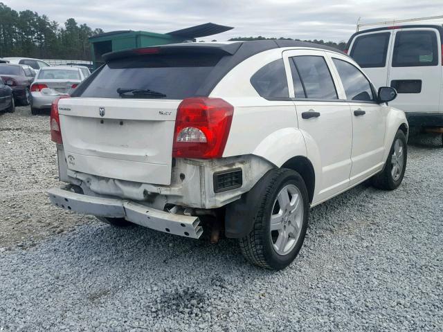 1B3HB48B98D571535 - 2008 DODGE CALIBER SX CREAM photo 4