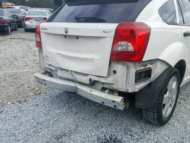 1B3HB48B98D571535 - 2008 DODGE CALIBER SX CREAM photo 9