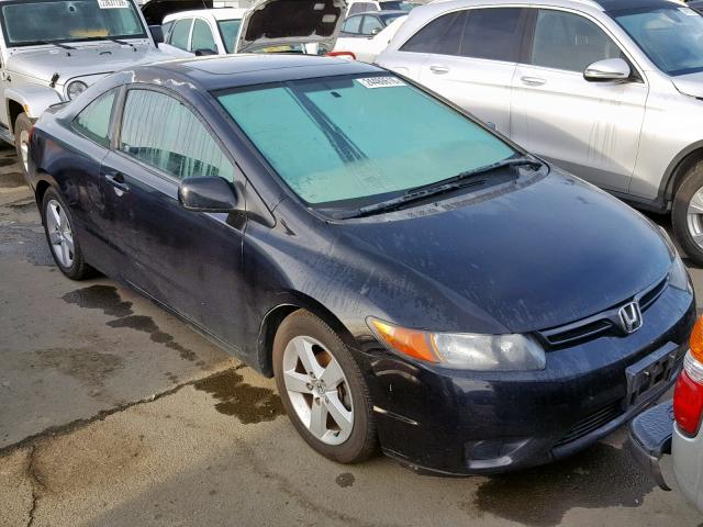 2HGFG12827H577599 - 2007 HONDA CIVIC EX BLACK photo 1