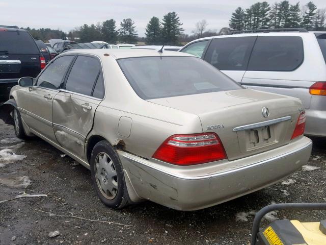 JH4KA96533C000105 - 2003 ACURA 3.5RL BEIGE photo 3