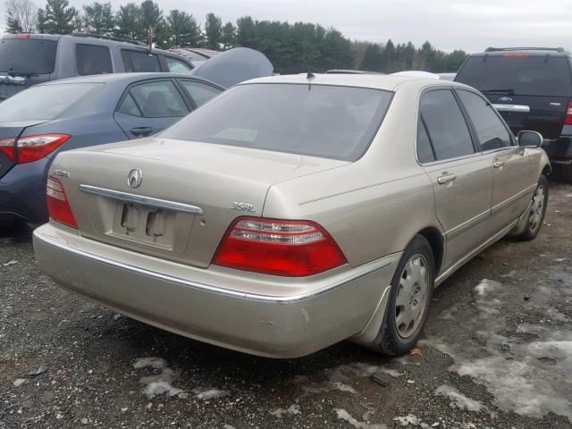 JH4KA96533C000105 - 2003 ACURA 3.5RL BEIGE photo 4