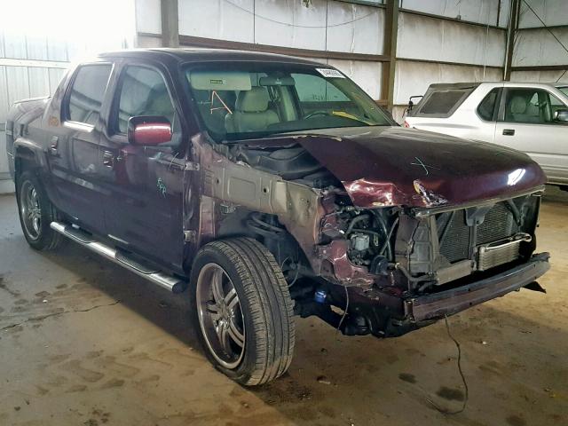 2HJYK16507H504927 - 2007 HONDA RIDGELINE BURGUNDY photo 1