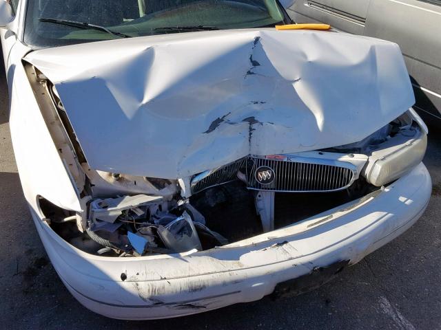 2G4WS52J311300205 - 2001 BUICK CENTURY CU WHITE photo 9