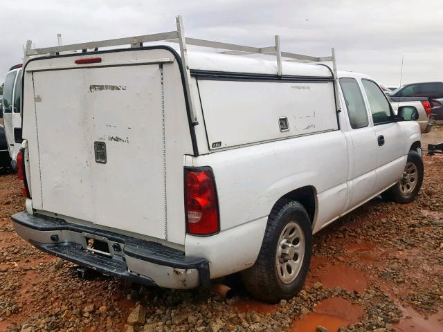 1GCEC19XX6Z295471 - 2006 CHEVROLET SILVERADO WHITE photo 4