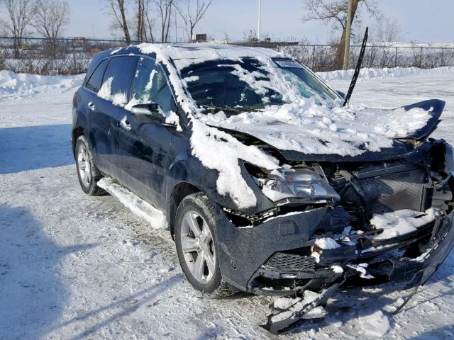 2HNYD2H63DH001120 - 2013 ACURA MDX ADVANC BLACK photo 1