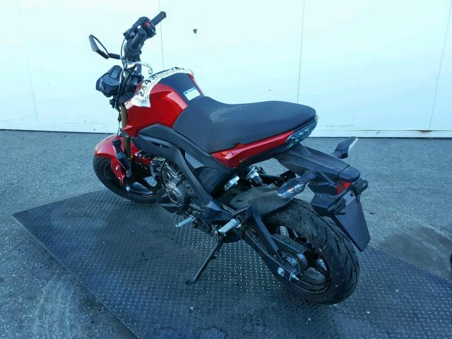 JKABRRJ11JDA12031 - 2018 KAWASAKI BR125 J RED photo 3