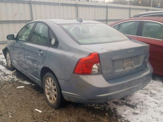 YV1MS390382395334 - 2008 VOLVO S40 2.4I BLUE photo 3