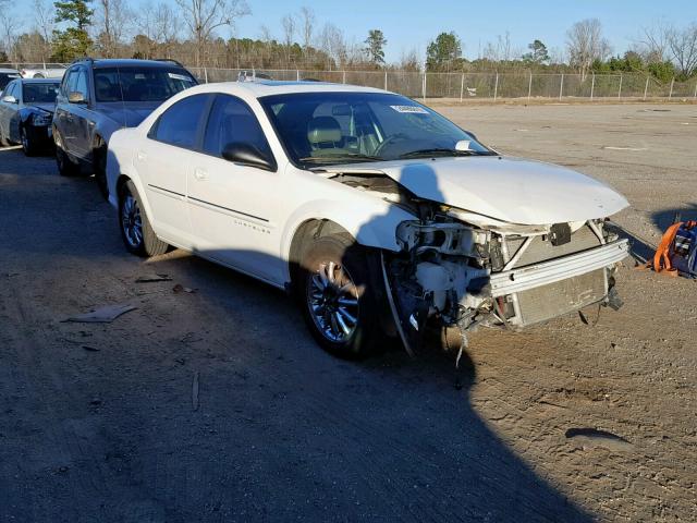 1C3EL56U21N577500 - 2001 CHRYSLER SEBRING LX WHITE photo 1