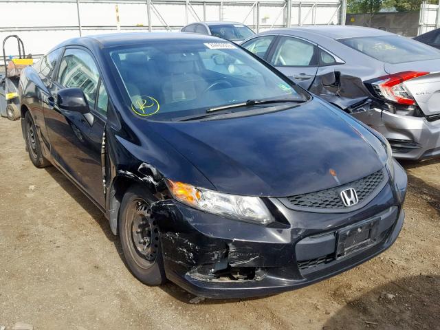 2HGFG3B58CH525938 - 2012 HONDA CIVIC LX BLACK photo 1