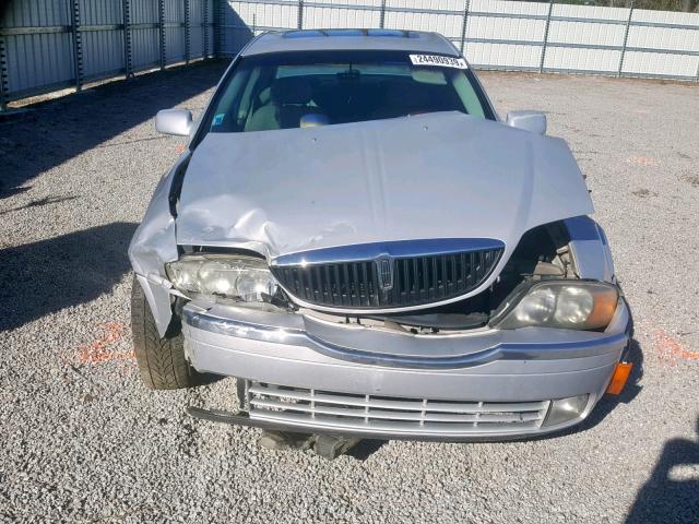 1LNHM86S11Y605657 - 2001 LINCOLN LS SILVER photo 9