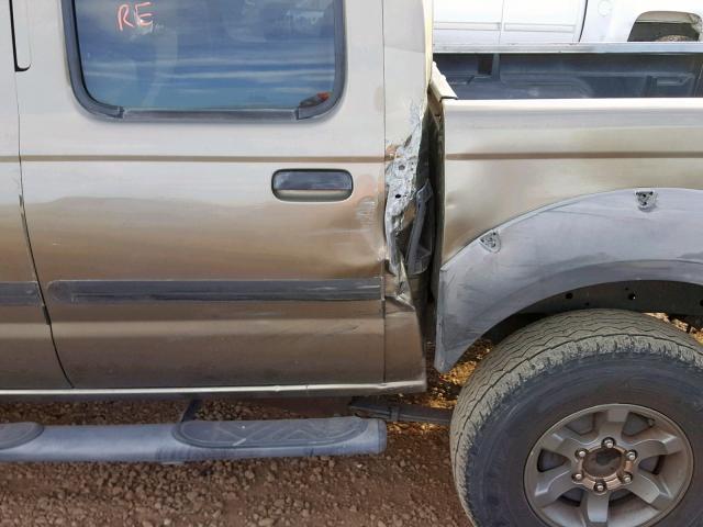 1N6ED27T02C348210 - 2002 NISSAN FRONTIER C GREEN photo 9