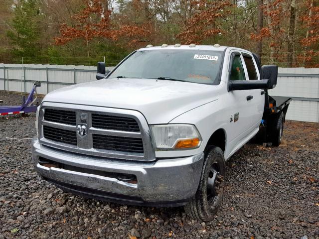 3D6WF4CL3BG525357 - 2011 DODGE RAM 3500 S WHITE photo 2