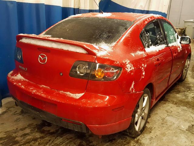 JM1BK323951220041 - 2005 MAZDA 3 S RED photo 4