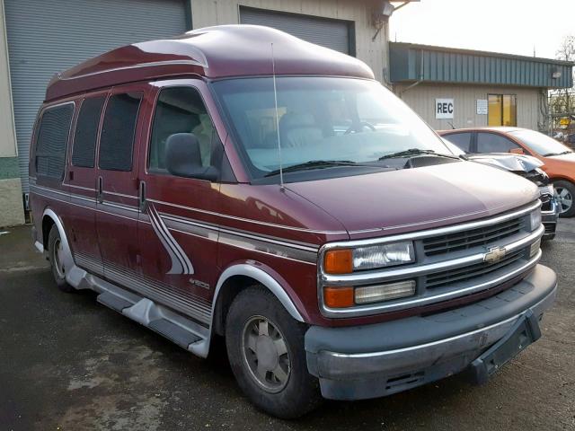 1GBFG15R0V1087715 - 1997 CHEVROLET EXPRESS G1 RED photo 1