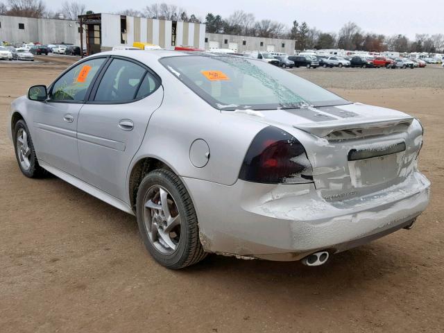 2G2WR524741139635 - 2004 PONTIAC GRAND PRIX SILVER photo 3