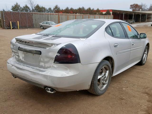 2G2WR524741139635 - 2004 PONTIAC GRAND PRIX SILVER photo 4