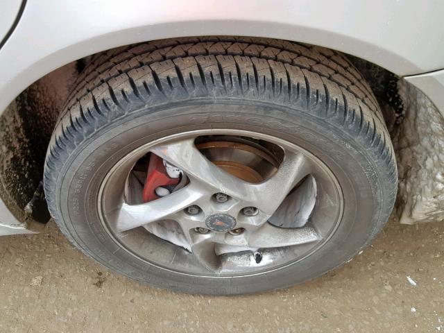 2G2WR524741139635 - 2004 PONTIAC GRAND PRIX SILVER photo 9