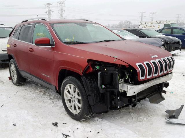 1C4PJMCB4FW505495 - 2015 JEEP CHEROKEE L RED photo 1