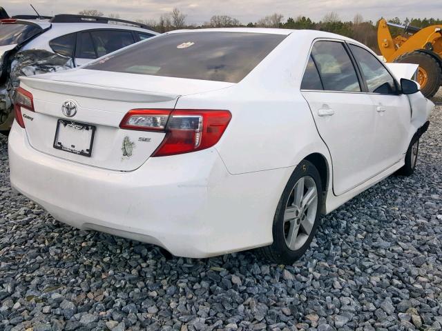 4T1BF1FK6DU653190 - 2013 TOYOTA CAMRY L WHITE photo 4