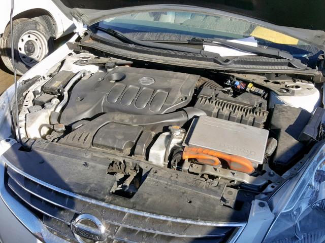 1N4CL2AP3AC100191 - 2010 NISSAN ALTIMA HYB GRAY photo 7