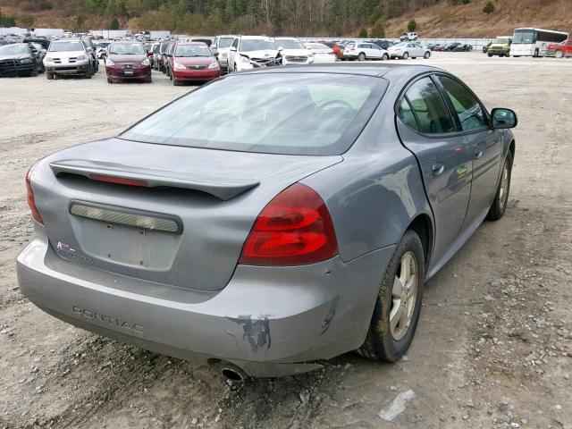 2G2WP552071101653 - 2007 PONTIAC GRAND PRIX GRAY photo 4