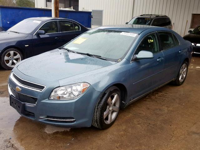 1G1ZJ57B394145301 - 2009 CHEVROLET MALIBU 2LT GREEN photo 2