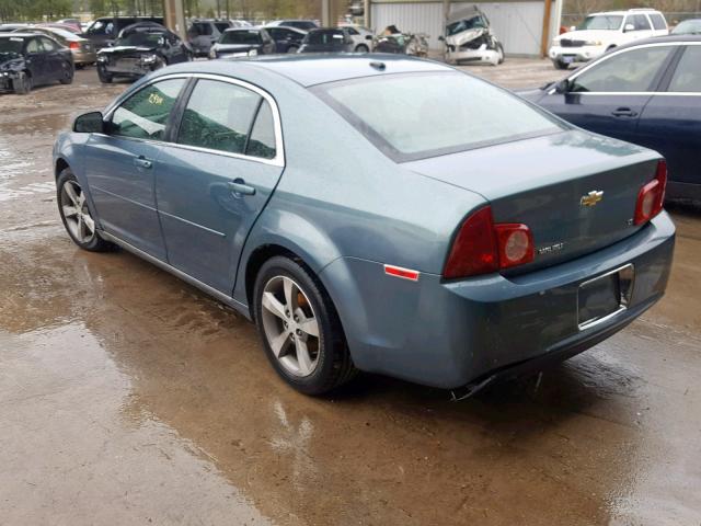 1G1ZJ57B394145301 - 2009 CHEVROLET MALIBU 2LT GREEN photo 3