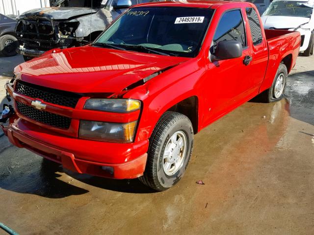 1GCCS199278212005 - 2007 CHEVROLET COLORADO RED photo 2