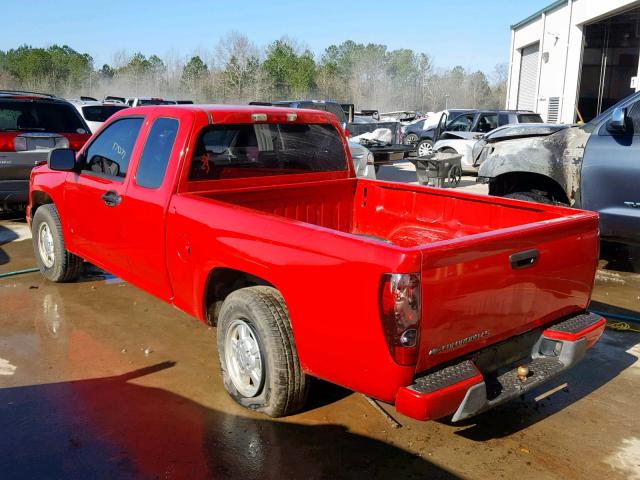 1GCCS199278212005 - 2007 CHEVROLET COLORADO RED photo 3