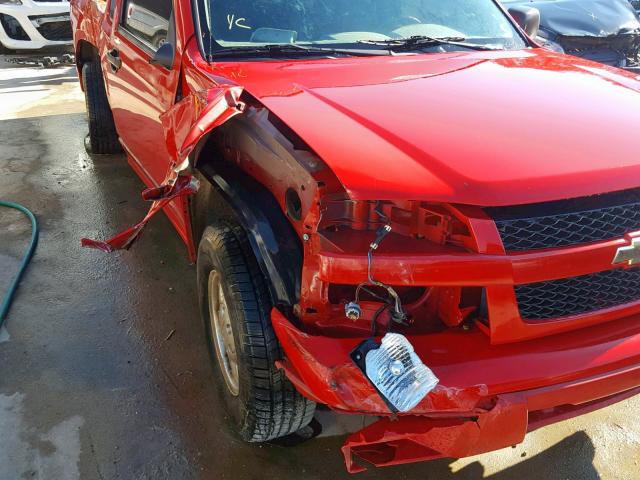 1GCCS199278212005 - 2007 CHEVROLET COLORADO RED photo 9