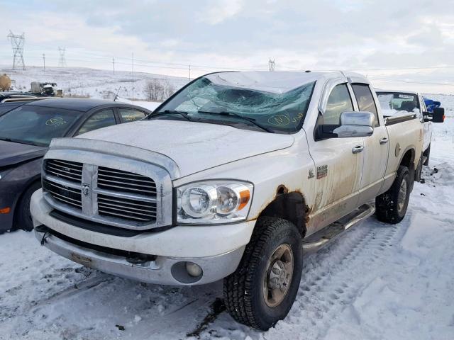 3D7KS28A98G135910 - 2008 DODGE RAM 2500 S WHITE photo 2