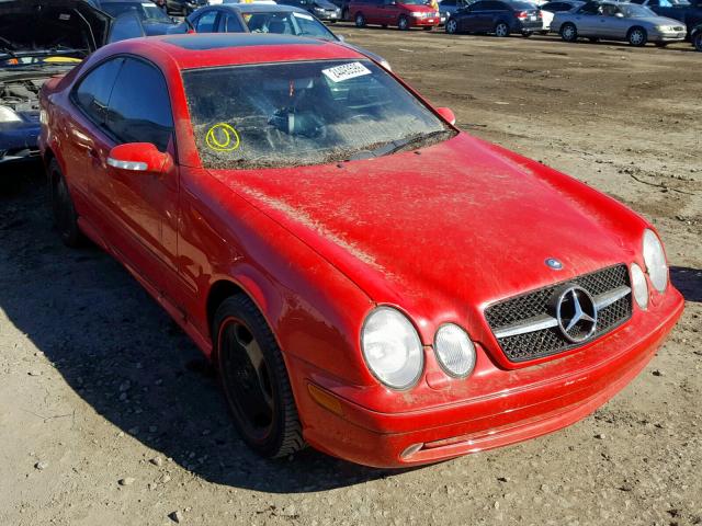 WDBLJ74G22F193082 - 2002 MERCEDES-BENZ CLK 55 AMG RED photo 1