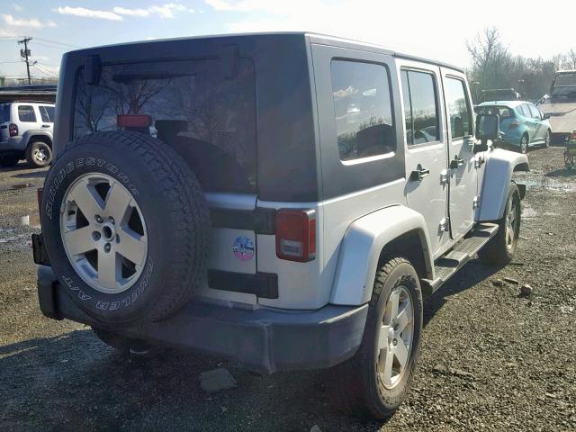 1J4GA59147L217090 - 2007 JEEP WRANGLER S SILVER photo 4