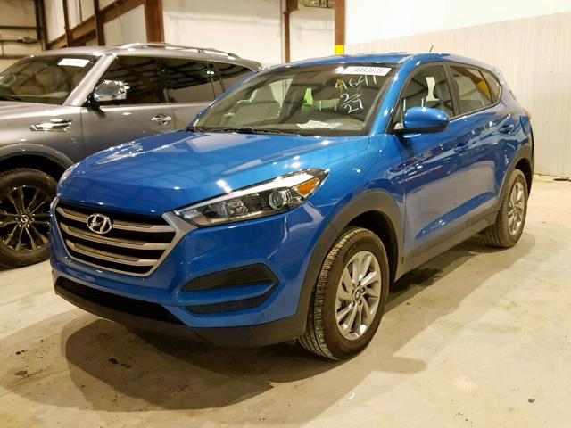 KM8J23A40JU784641 - 2018 HYUNDAI TUCSON SE BLUE photo 2