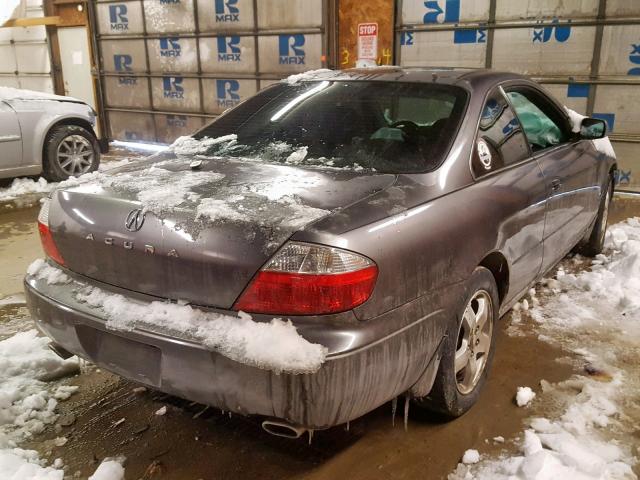 19UYA42483A001937 - 2003 ACURA 3.2CL GRAY photo 4