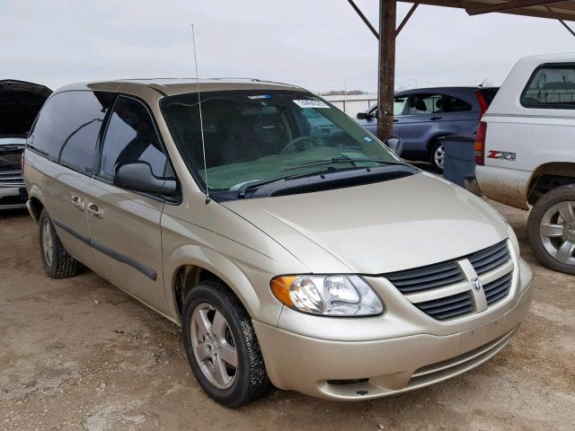 1D4GP45R35B337690 - 2005 DODGE CARAVAN SX TAN photo 1