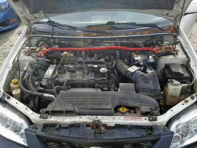 JM1BJ246221544402 - 2002 MAZDA PROTEGE PR WHITE photo 7