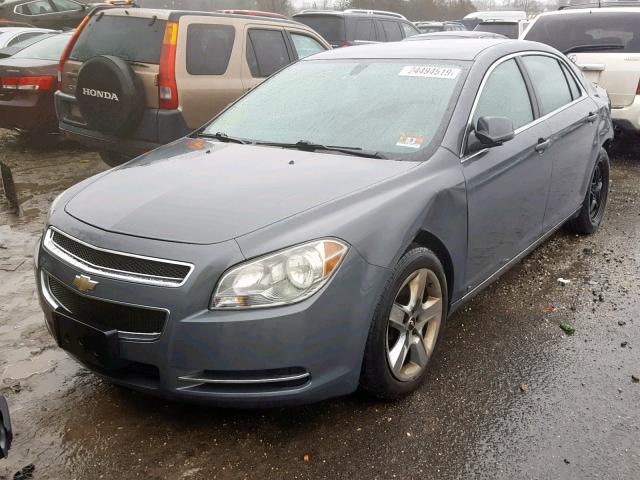 1G1ZH57B694101658 - 2009 CHEVROLET MALIBU 1LT GRAY photo 2