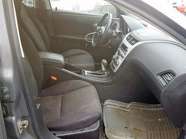1G1ZH57B694101658 - 2009 CHEVROLET MALIBU 1LT GRAY photo 5
