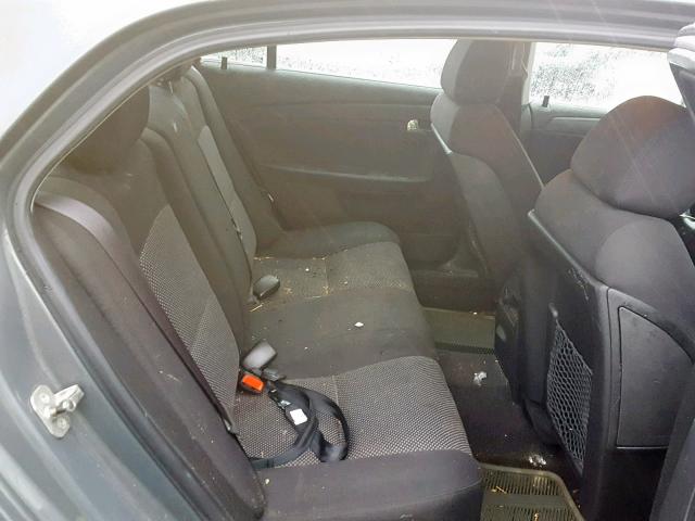 1G1ZH57B694101658 - 2009 CHEVROLET MALIBU 1LT GRAY photo 6