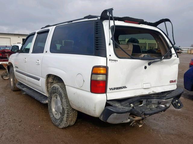 3GKFK16Z74G289481 - 2004 GMC YUKON XL K WHITE photo 3