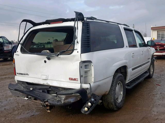 3GKFK16Z74G289481 - 2004 GMC YUKON XL K WHITE photo 4